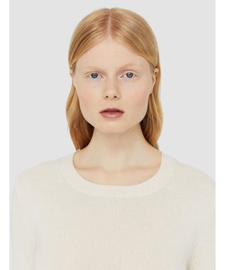 JOSEPH 【FOUNDATIONS】ライトピュアカシミヤ　ラウンドネックニット Ivory