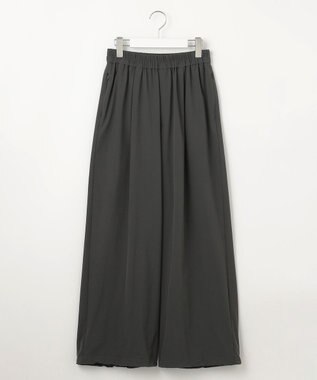 #Newans 【UVカット・撥水】ワイドパンツ ラッシュガード チャコールグレー