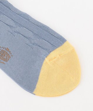 J.PRESS MEN 【カジュアル】ケーブルソックス サックスブルー系