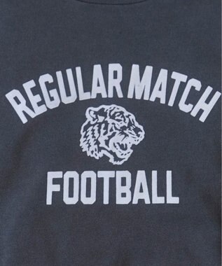 WEGO 【ANGIE VINTAGE】ピグメントカレッジロゴショートスウェット ブラックその他