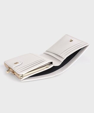 Paul Smith マーケトリースワールラビット がま口2つ折り財布 アイボリー