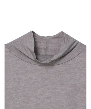 Green Parks ■Ｆｉｒｓｔ　Ｌｏｖｅ　シアーハイネックプルオーバー Gray Mixture