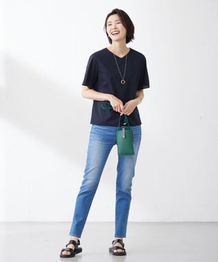 J.PRESS LADIES リングパール ワントップ ネックレス ゴールド系