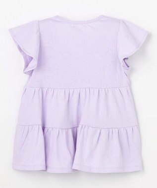 ANY KIDS 【綿100%/接触冷感】ひんやり ティアードチュニック ラベンダー