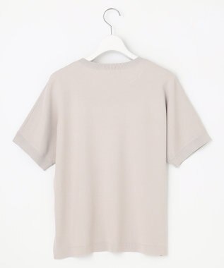 J.PRESS LADIES 【洗える】 レーヨンエリートストレッチ ドルマン ニット Tシャツ ライトグレー系