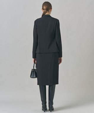 ICB 【新色追加・防シワ・速乾・洗える】Fied テーラードジャケット ブラック系