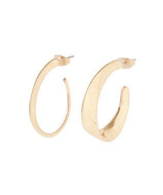 YECCA VECCA メタルフープピアス Gold
