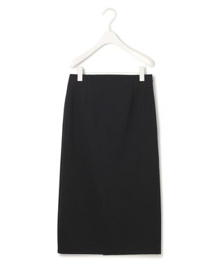 ICB 【洗える】 コットンコンプレッシャー スカート ブラック系