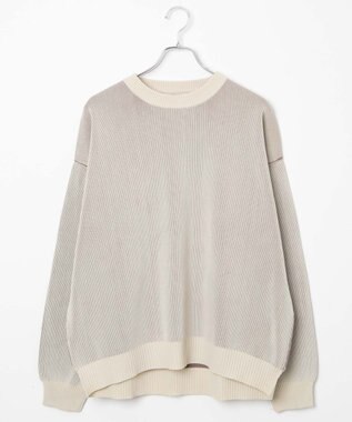 WEGO クリアライトリバーシブルプルオーバー ホワイト