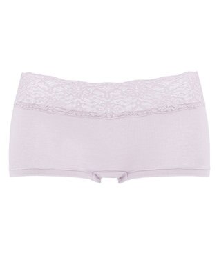 BRADELIS New York 【BRADELIS New York / 伸びる・綿混・浅め】モモパンツ・ボーイレッグショーツ#305 優しい素材で履き心地快適なショーツ ライラック2