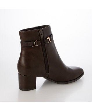 ing <Pitti>ノットリボン2WAYショートブーツ ダークブラウン