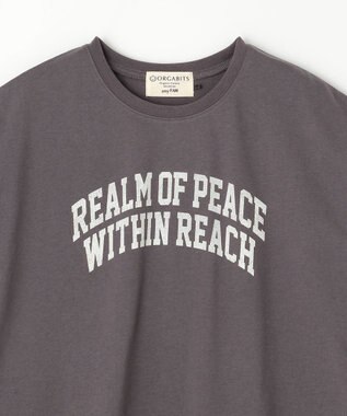 ANY 【接触冷感/UVケア】ノースリーブロゴTシャツ チャコール