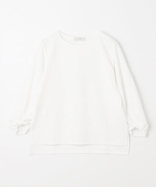 ANY L 【洗濯機可】ジャガード袖ねじりプルオーバー オフ