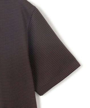 JOSEPH HOMME タックリップルジャージー　クルーネックTシャツ ダークブラウン系
