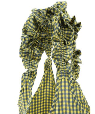 AMERICAN HOLIC ギンガムフリルバッグ Yellow