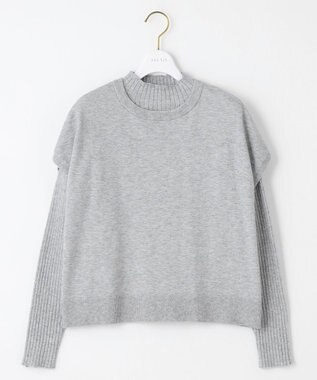 ANY SIS S 【洗える】ニットベストツイン セット ライトグレー