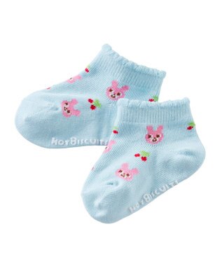 MIKI HOUSE HOT BISCUITS 【9-19cm / 靴下2足セット】 ローカット ソックスパック ピンク
