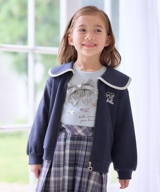 ANY KIDS セーラーカラー ブルゾン ネイビー