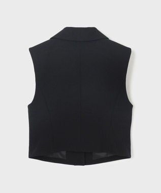 GRACE CONTINENTAL トリアセジャージジレ ブラック