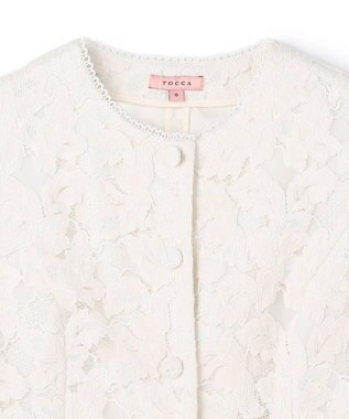 TOCCA SWEET LACE GILET ジレ アイボリー系