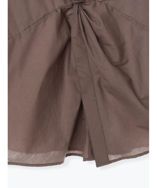 Te chichi ツイストデザインシャツ《2025Autumn catalog vol.2 item》 ブラウン