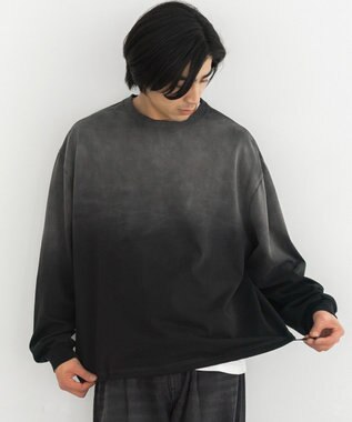 CRAFT STANDARD BOUTIQUE ヘビーウェイトグラデーションロンT Black