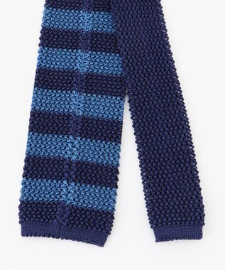 J.PRESS MEN レジメンタルニットタイ ブルー系1