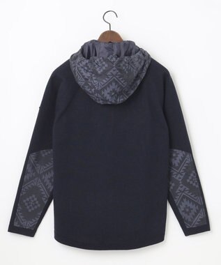 JOSEPH ABBOUD MOUNTAIN 【UNISEX】高機能 アウトドアニットパーカー ネイビー系