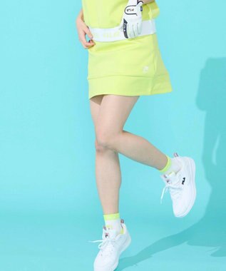 FILA GOLF／marie claire 【FILA GOLF】 ダンボールニットスカート イエロー