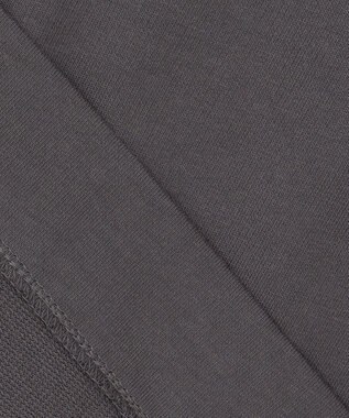 組曲 L ミニ裏毛チュールスリーブ カットソー チャコールグレー系