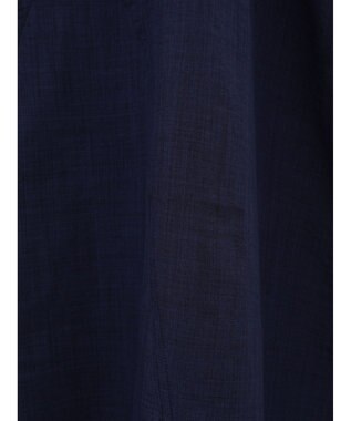 CRAFT STANDARD BOUTIQUE 前後2WAY麻調パネルワンピース Navy