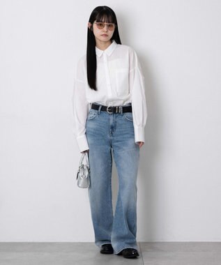 WEGO ボリュームBIGシャツ ホワイト