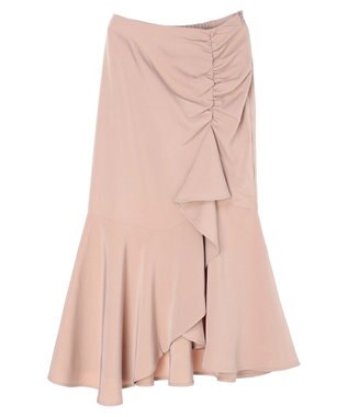 earth music&ecology 切り替えラッフルスカート Dark Pink