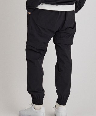 PW CIRCULUS 【撥水加工/軽量/ストレッチ】【MEN】デタッチャブルパンツ ブラック系