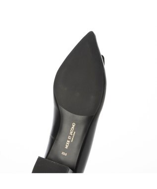 MODE ET JACOMO <MODE ET JACOMO>ポインテッドトゥバックルパンプス ブラック