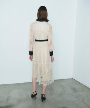 GRACE CONTINENTAL レーススパンコールワンピース キナリ