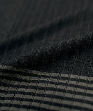 COQ FLAG カラーブロックリブニット チャコールグレー