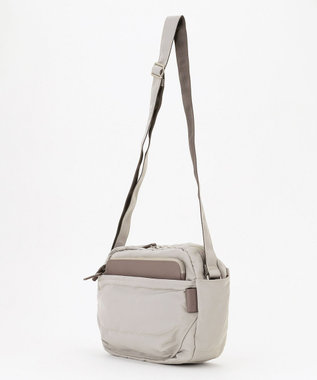 Y'SACCS ポリエステルツイル ショルダーバッグ グレージュ