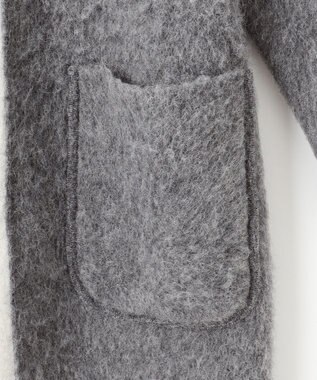 自由区 【カトリエムブーケ】Jeu de couleurs ニットアウター ライトグレー