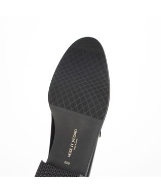 MODE ET JACOMO <MODE ET JACOMO>【レイン対応】コインローファー ブラックエナメル