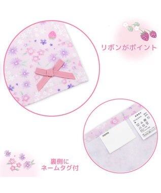 Mother garden マザーガーデン  野いちご ランチマット 《小花いちご柄》 大 小花いちご柄