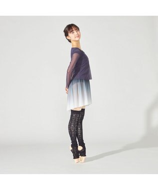 Chacott 【ノーソーイングニット】ポワントカバーレッグウォーマー ブラック