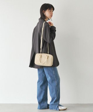 russet 【2025AW新作】シュリンクレザー2WAYミニボストンバッグ(CE-1581) CreamBE