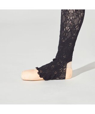 Chacott 【ノーソーイングニット】ポワントカバーレッグウォーマー ブラック