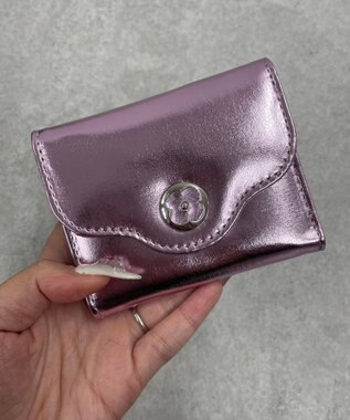 WEGO フラワーレターミニウォレット ピンク