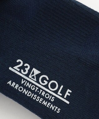 23区GOLF 【MEN】ロゴ ハイソックス ネイビー系