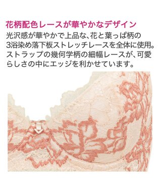 BRADELIS New York 【BRADELIS New York / 育乳補整ブラ・STEP1 集める】ウェンディステップ1ブラ24S2 シャンパン