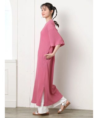 Green Parks ・ＳＵＧＡＲ　ＳＰＯＯＮ　シアープリーツワンピース Pink