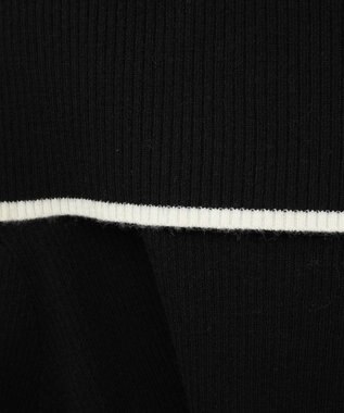 earth music&ecology ビックカラーオフショルニットプルオーバー Black