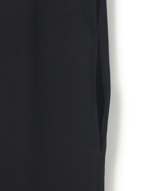 23区 L 【Oggi8月号掲載/接触冷感/洗える】ツイストコットンプレーティング ティアードワンピース ブラック系